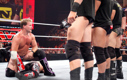 Nexus attacking Jericho & Edge