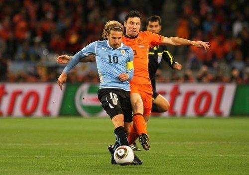 Diego Forlan WM 2010 Uruguay -  Netherlands