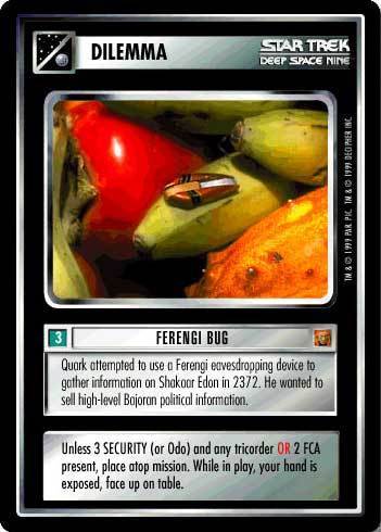  Ferengi Bug - Card Game