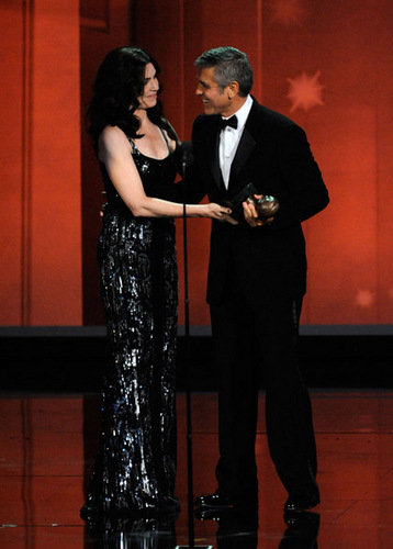  Julianna presenting George Clooney at the Emmys