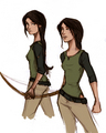 Katniss hunting - the-hunger-games fan art