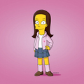 Lea Michele on The Simpsons - glee photo