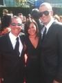 Mark Salling with Lea's Parents @ the Emmys! - lea-michele photo