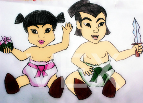  Mulan's and Shang's twins (Baby challenge)