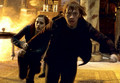 Ron and Hermione running in the Room of Requirement. - harry-potter photo