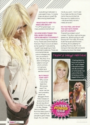  Taylor: Scans: ‘SugarScape’Magazine October’s issue!