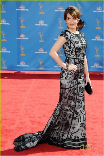 Tina Fey - Emmys 2010 Red Carpet