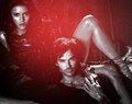he's cold as fire, baby, hot as ice  - ian-somerhalder-and-nina-dobrev fan art