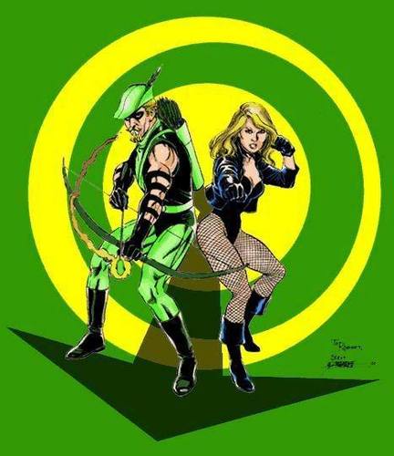  Black Canary and Green Arqueiro