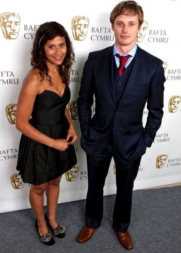  Bradley and 앤젤 at the Welsh Bafta's