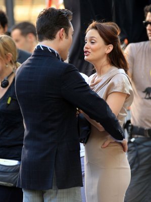  Ed and Leighton on set August 31