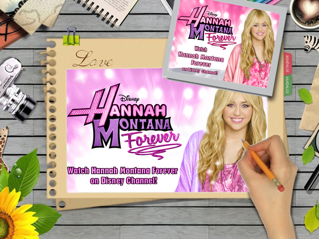 Hannah Montana Forever FRAME VERSION wallpaper as a part of 100 days of 
