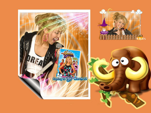 Hannah Montana season 3 FRAME VERSION wallpapers as a part of 100 days of Hannah by dj!!!