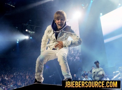 Justin performing in Madison Square Garden