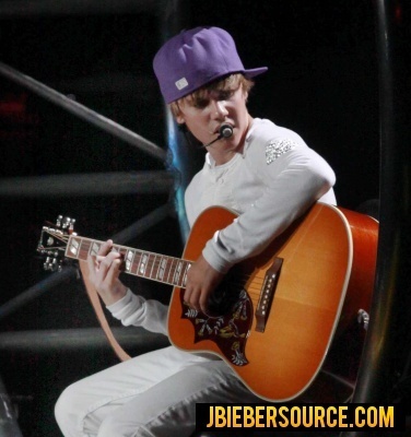 Justin performing in Madison Square Garden