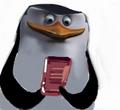 Skippa addicted to Gameboy:) - penguins-of-madagascar fan art