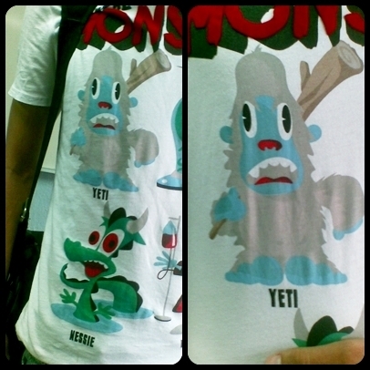 The Yeti shirt XD