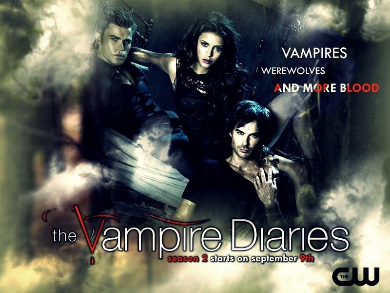 vampire diaries wallpaper. season 2 promo wallpaper - The Vampire Diaries Wallpaper (15232471) - Fanpop