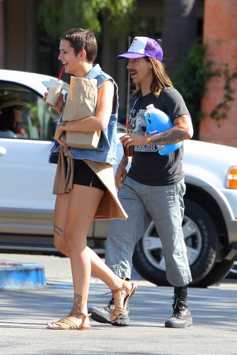 Anthony Kiedis and Heather
