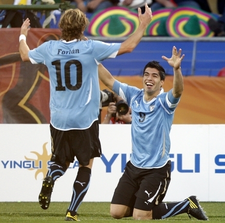 Diego Forlan & Luis Suarez WM 2010