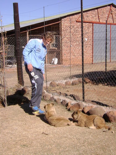 Diego Forlan with Lions