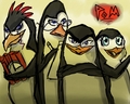 If PoM was an Anime.... - penguins-of-madagascar fan art