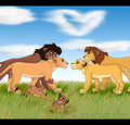 Kovu&Kiara and Kopa&Vitani - the-lion-king fan art
