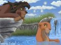 Kovu&Kiara - the-lion-king fan art