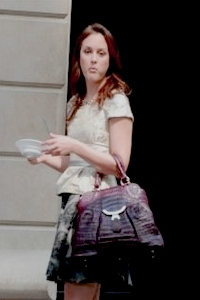 LM on the set of Gossip Girl