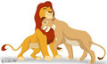 Mufasa&Sarabi - the-lion-king fan art
