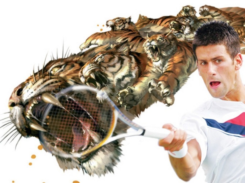 novak djokovic hairstyles. Novak Djokovic Wallpaper.