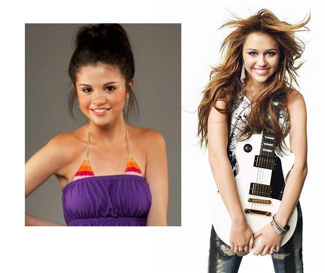 Miley Cyrus vs Selena Gomez Fan Art 15385521 Fanpop