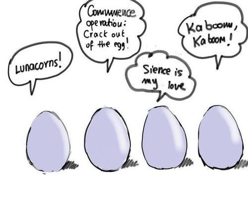  Eggy soldiers!