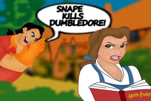  Gaston spoils Harry Potter for Belle