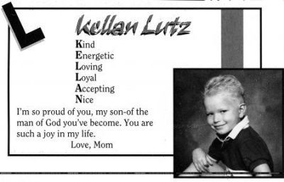 Kellan Lutz's mom's note