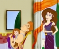 Megara and Hercules with daughter - disney photo