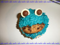 My cookie monster cake :) - cupcakes photo