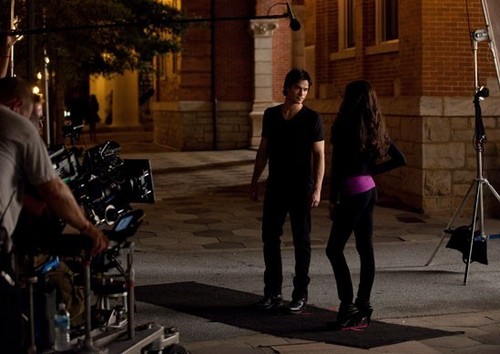  New Vampire Diaries Behind the Scenes 写真
