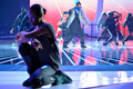 Usher rehearses at the Nokia Theater for the 2010 MTV VMAs.  - usher photo