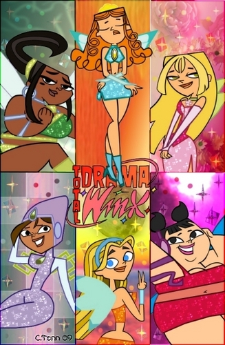  the winx as total drama girls