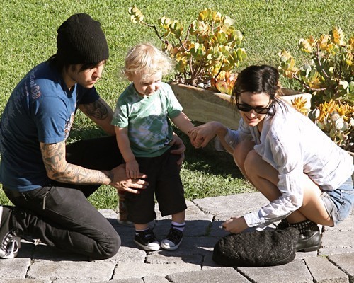  Ashlee & Family out in Beverly Hills