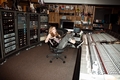 Avril Lavigne in the studio - music photo