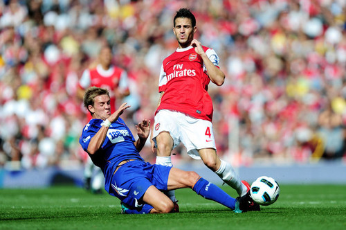  Cesc and Arsenal against Bolton Wanderers