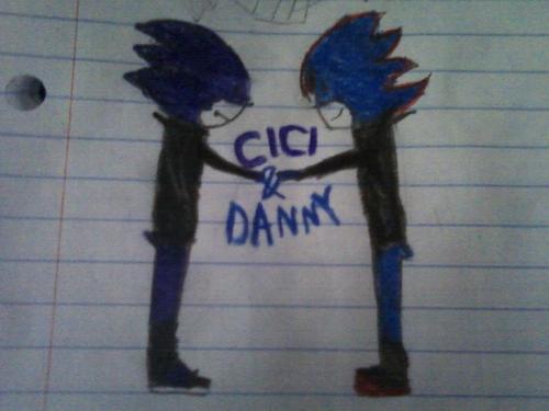  Cici and Danny The Hedgehog Greetz Each Other :)