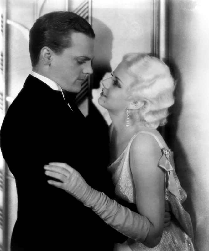James Cagney and Jean Harlow