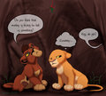 Kiara&Kovu - the-lion-king fan art
