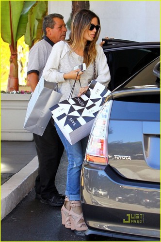 Rachel out in Beverly Hills