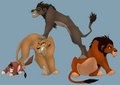 Scar`s family - the-lion-king fan art