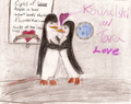 Science is Love (Kowalski and Tara) - penguins-of-madagascar fan art