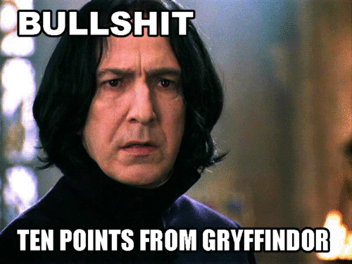 Such a Snape comment
